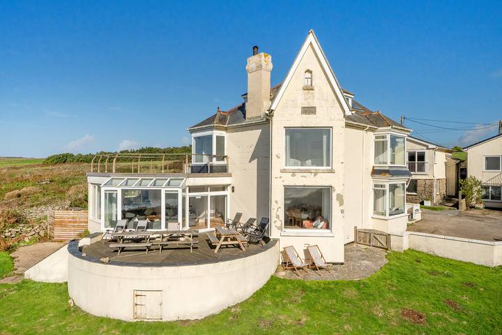 Cottage für 14 Personen mit Meerblick in Cornwall