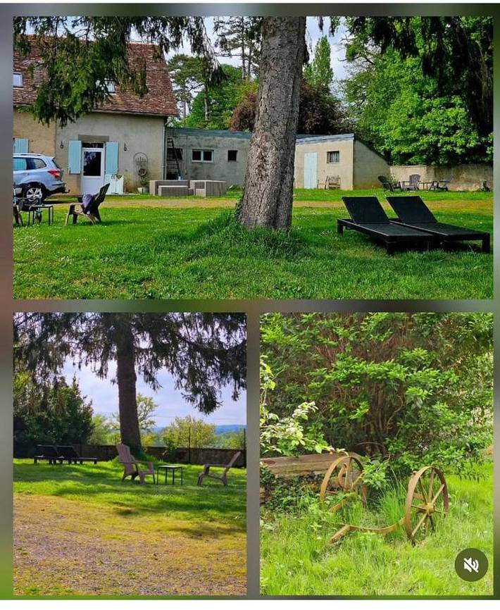 Location de vacances pour 8 personnes, avec jardin ainsi que vue et piscine, animaux acceptés à Bourbon-l'Archambault - 3