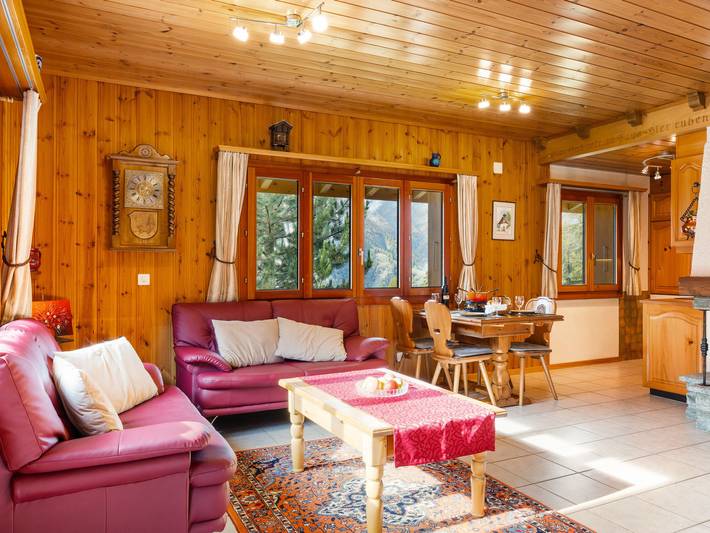 Ferienhaus für 4 Personen, mit Garten und Terrasse sowie Ausblick im Wallis - 3