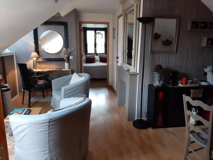Chambre d’hôte pour 2 personnes, avec vue ainsi que sauna et jardin