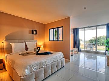 Gîte pour 3 personnes, avec piscine et balcon dans Saint Martin