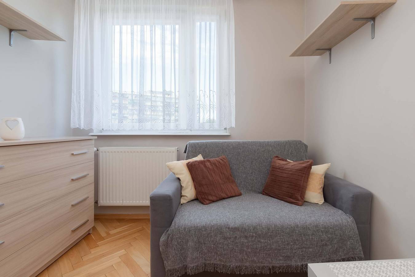 Geheel appartement, Functional Apartment with a Washing Machine | Balcony in Przymorze Wielkie, Gdańsk