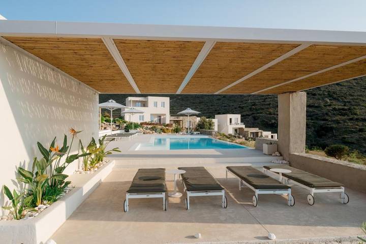 Chambre d’hôte pour 4 personnes, avec jardin ainsi que vue et piscine dans Paros - 4