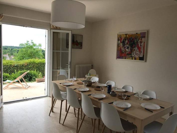 Location de vacances pour 10 personnes, avec Balcon et Terrasse ainsi que Jardin et Vue à Montrésor - 3