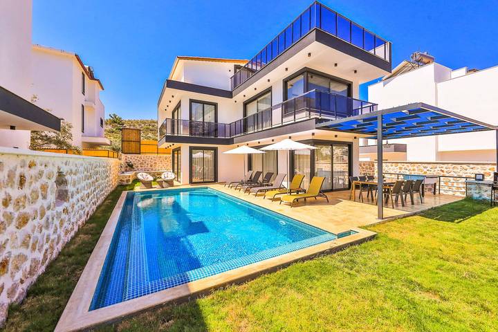 Villa pour 6 personnes, avec balcon à Kalkan - 4