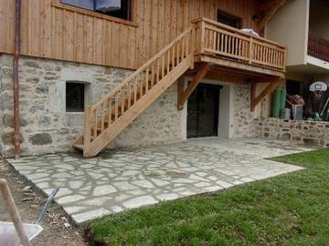 Gîte pour 14 personnes, avec balcon et vue à Mont-Saxonnex