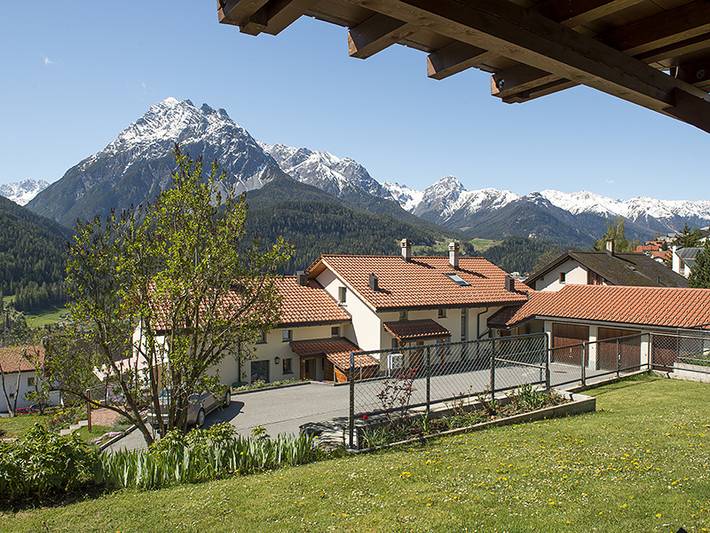 Ferienwohnung Chasa Bainvgnü - 2 Personen, 1 Zimmer, 1 Wohn-Schlafraum in Scuol, Unterengadin
