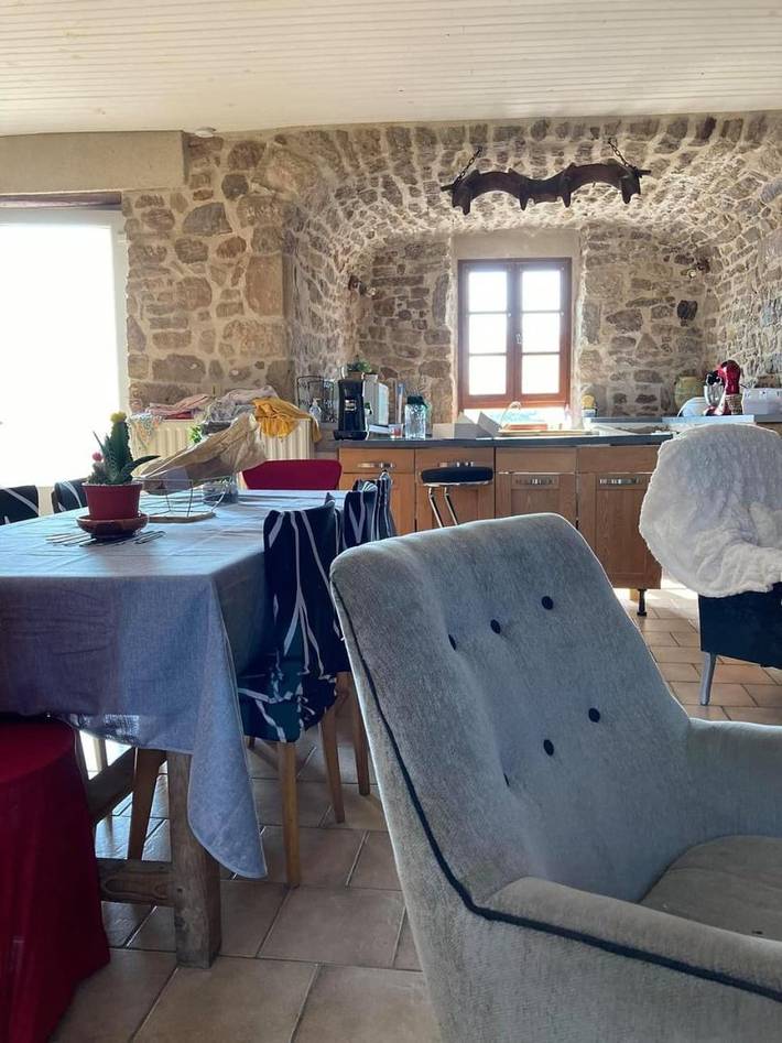Gîte pour 6 personnes, avec jardin, animaux acceptés