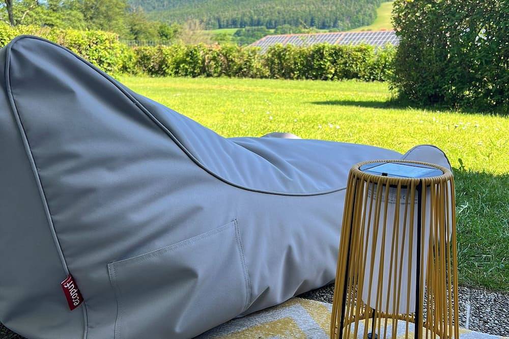 Ganze Wohnung, Designer Ferienwohnung mit Bergblick bis 6Per Arber Osser Ski Sauna Küche Garten in Hohenwarth, Ostbayern