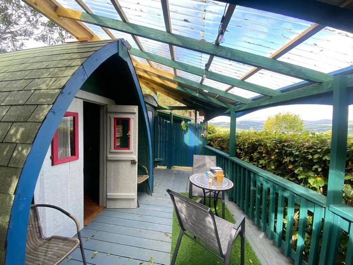 Camping for 2 people, with Terrace and Garden as well as View in Leinster