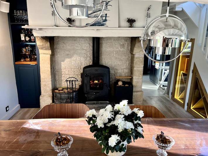 Location de vacances pour 10 personnes, avec terrasse à Vauville