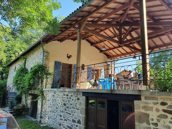 Maison de vacances pour 10 personnes, avec vue et jardin