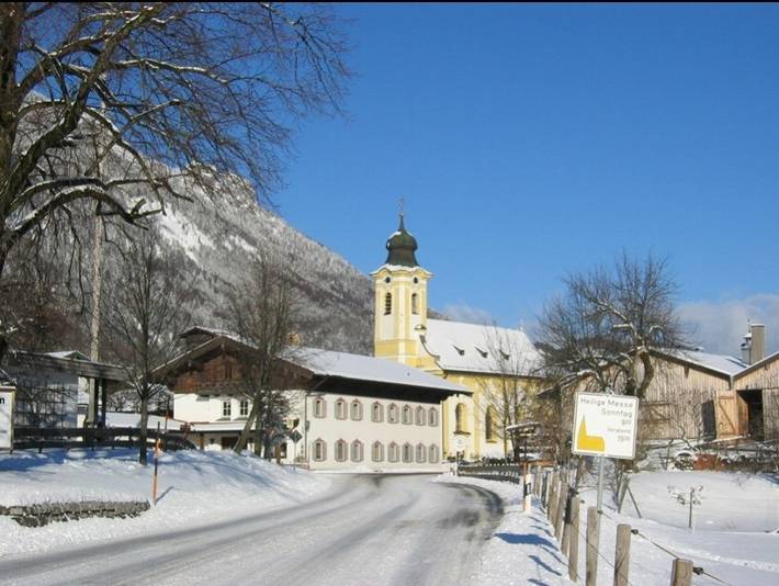 Ganze Ferienwohnung, Ferienwohnung Hell Claudia - Ferienwohnung- 2 Pers, 30 qm, Wohn-/Schlafbereich, Balkon in Schleching, Bayerische Alpen