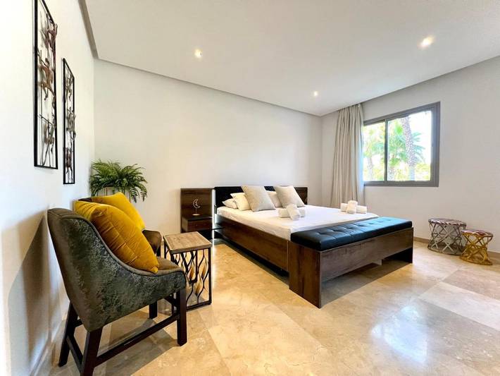 Gîte pour 8 personnes, avec balcon et vue ainsi que jardin et piscine dans Marina Smir - 3