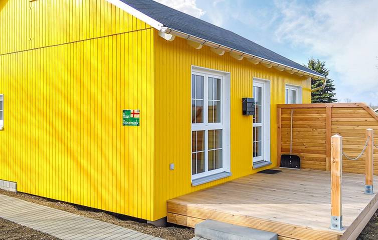 Haus Dänemark in Naturbadeteich Bierwiesenteich, Pfaffroda