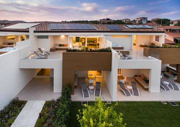 Cottage pour 4 personnes, avec terrasse et jardin à Monte Petrosu