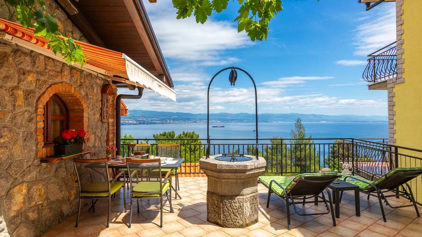 Villa für 3 Personen, mit Garten in Opatija Riviera