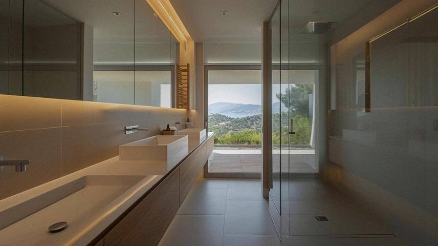 Villa pour 14 personnes, avec jacuzzi et sauna ainsi que piscine et balcon à Roca Llisa - 4