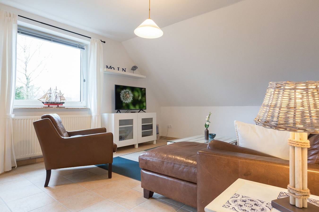 Hel lejlighed, Apartment 'Ferienwohnung Lillebror' with Shared Terrace, Shared Garden and Wi-Fi in Olderup, Eider-Treene-Sorge
