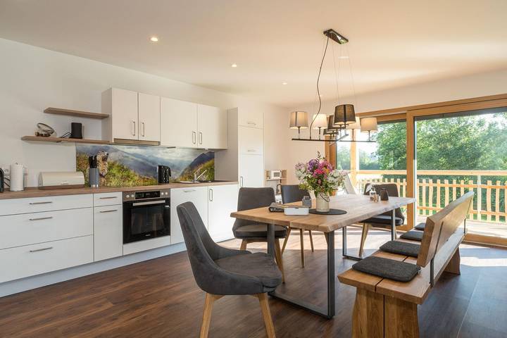 Hütte für 6 Personen, mit Garten und Sauna sowie Balkon, kinderfreundlich im Oberallgäu - 4