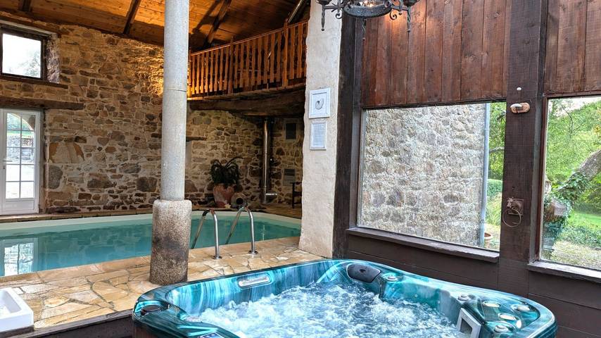 Gîte pour 4 personnes, avec terrasse ainsi que jacuzzi et jardin - 1