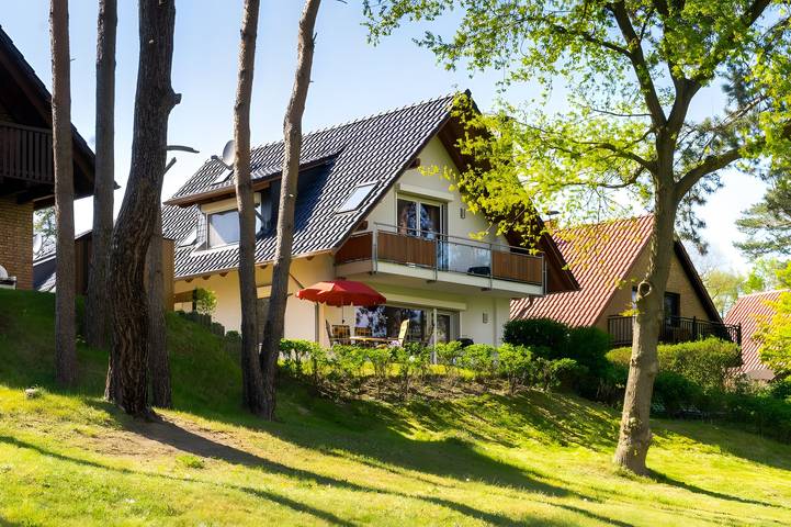 Ferienwohnung für 4 Personen, mit Garten und Seeblick in Röbel-Müritz