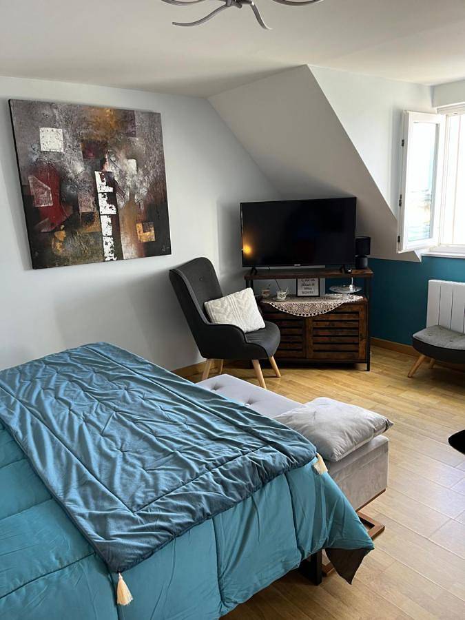 Deluxe Double Room with Sea View in Treffiagat, Région de Quimper