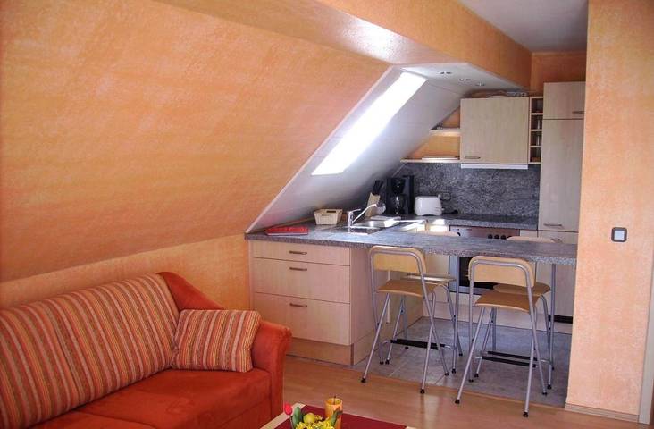 Ferienwohnung für 2 Personen, mit Balkon und Terrasse sowie Ausblick in Rimbach - 3