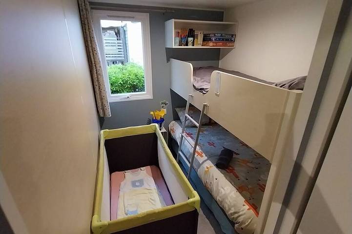 Mobilhome climatisé 7 personnes camping 5 étoiles in Torreilles, Côte méditerranéenne (France)