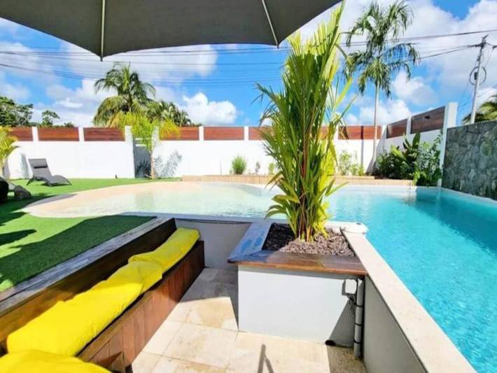 Gîte pour 6 personnes, avec terrasse ainsi que piscine et jardin à Goyave (Guadeloupe) - 2