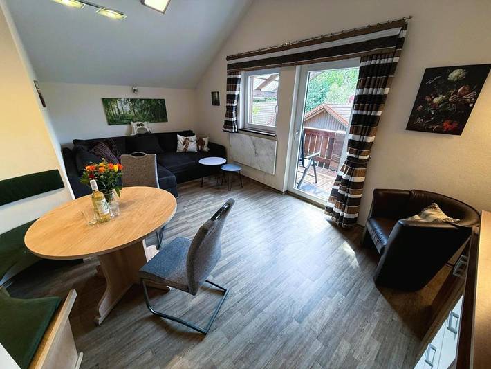Ferienwohnung für 4 Personen, mit Terrasse und Ausblick, mit Haustier - 1