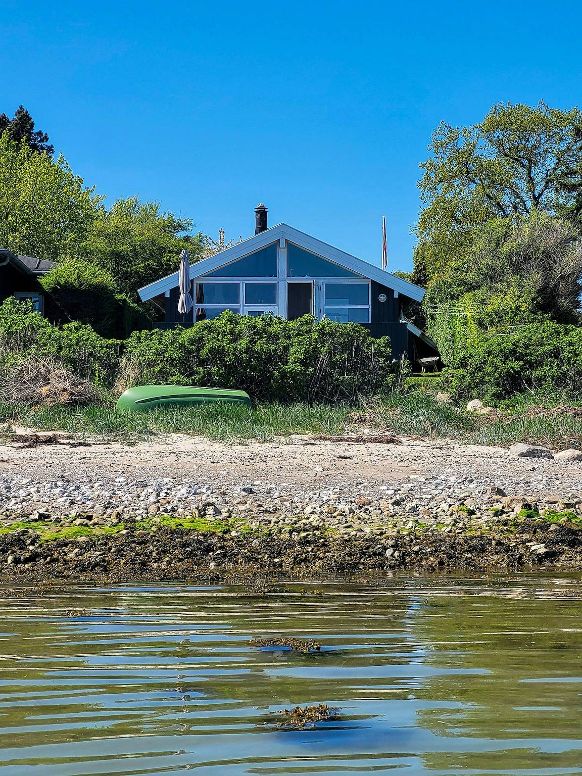 Haus am Großen Belt mit Blick auf die Brücke in Hesselager, Svendborg