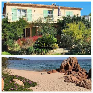Gîte pour 6 personnes, avec jardin et vue dans Plage de Tenutella