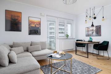 Gîte pour 2 personnes, avec balcon/terrasse, adapté aux familles à Katowice