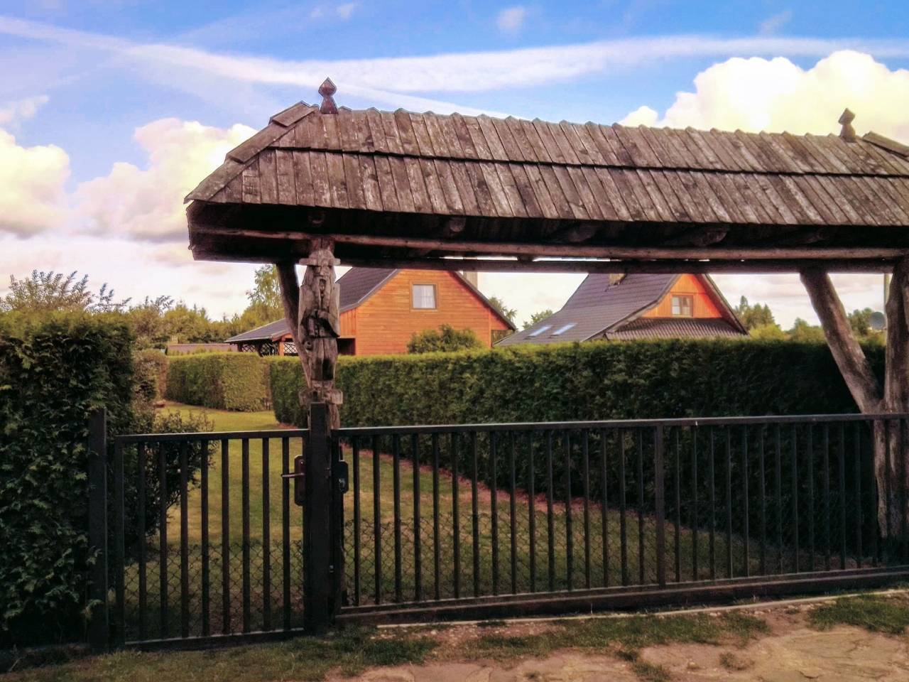 Holzhaus Juhas in Kopalino, powiat wejherowski