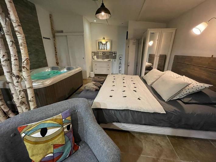 Gîte pour 2 personnes, avec jardin ainsi que piscine et jacuzzi à Vauvenargues - 3