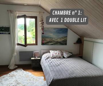 Chambre d’hôte pour 4 personnes, avec jardin et vue à Étival-Clairefontaine