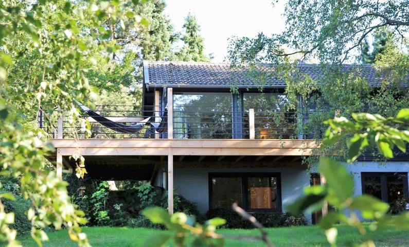 Ferienwohnung für 10 Personen, mit Terrasse und Garten sowie Sauna und Ausblick in Bad Münstereifel