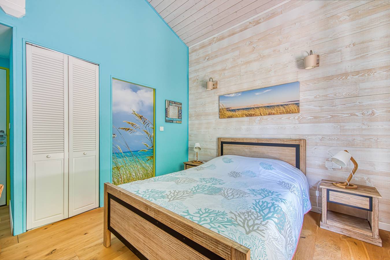 Chambre d’hôtes « La Côte d’Argent Océane » met privé terras, privé tuin en Wi-Fi in Le Porge, Lesparre-Médoc en omgeving