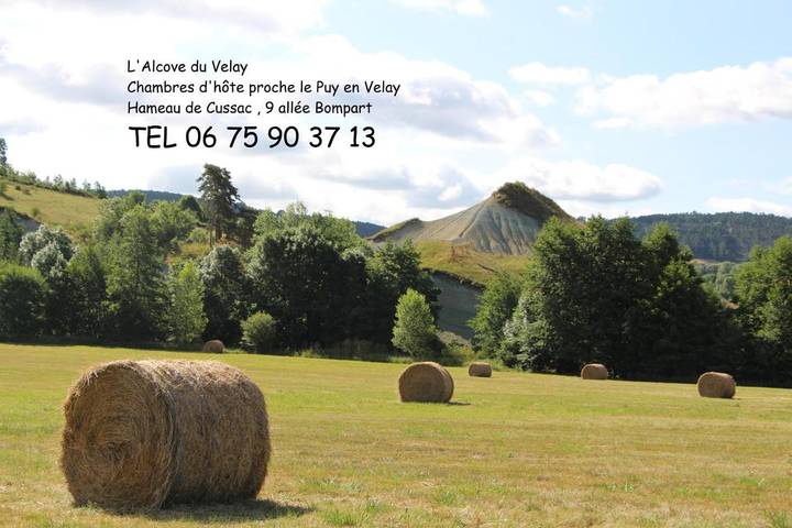 Chambre d’hôte pour 2 personnes, avec piscine et terrasse ainsi que jardin et vue en Haute-Loire - 2