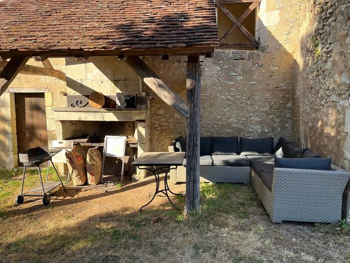 Location de vacances pour 6 personnes, avec Balcon/Terrasse et Jacuzzi ainsi que Jardin et Vue à Bossay-sur-Claise
