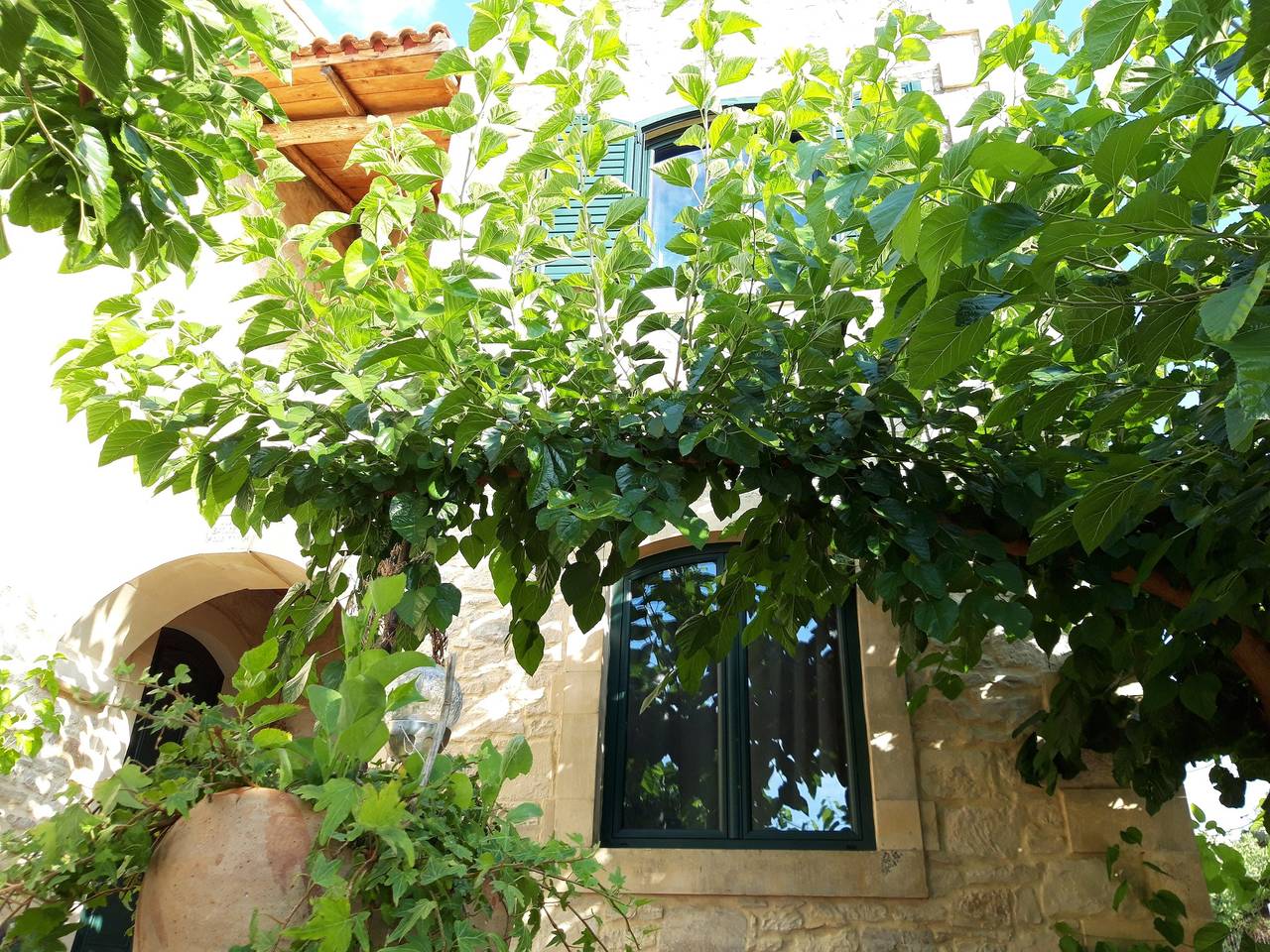 Finca 'Vila Aloni' mit privater Terrasse, Wlan und Klimaanlage in Alfa, Rethymno und Umgebung