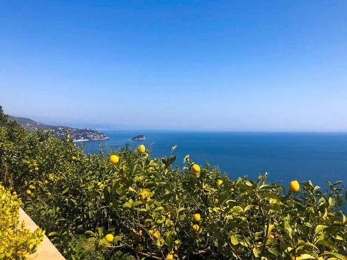 Location de vacances pour 2 personnes, avec vue ainsi que piscine et jardin à Noli - 4