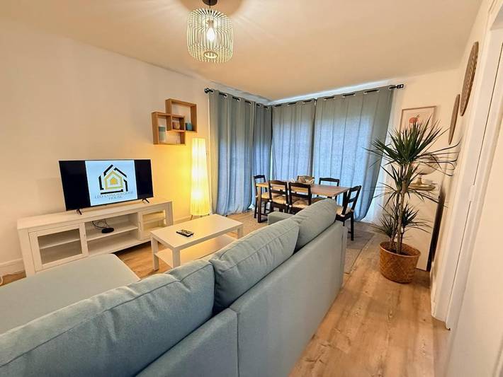 Appartement de vacances pour 6 personnes, avec jardin et terrasse