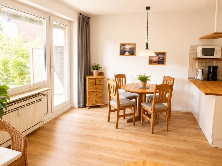 Ganze Ferienwohnung, Ferienwohnung Amrum in Top-Lage – Nur wenige Minuten zum Strand | Terrasse & Wlan in Nordfriesische Inseln (Schleswig-Holstein) (Schleswig-Holstein), Wittdün