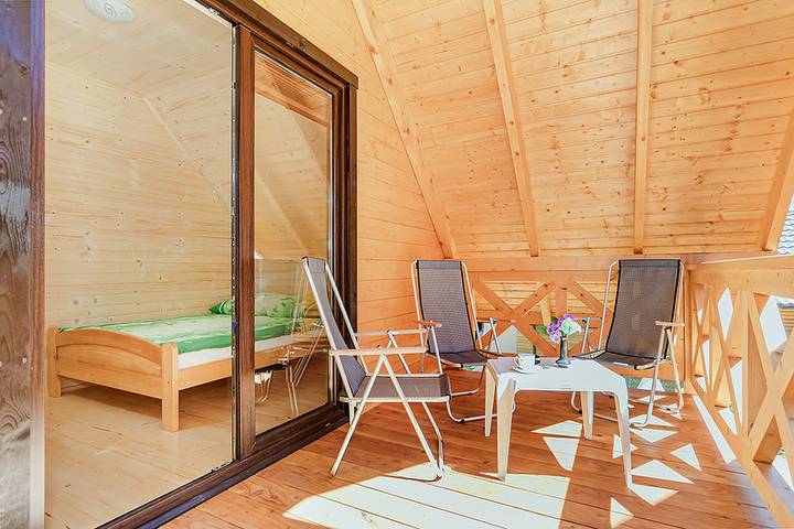 Chalet pour 6 personnes, avec terrasse en Pologne - 4