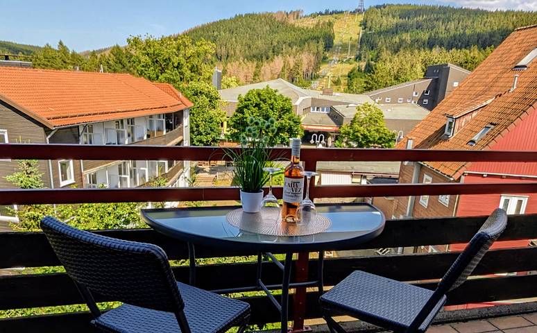 Ferienwohnung für 2 Personen, mit Balkon und Ausblick im Harz