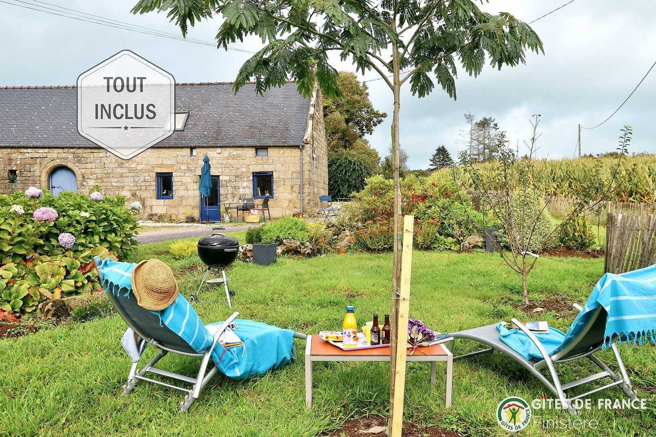 Casa de huéspedes para 2 personas con terraza in Plogonnec, Iroise