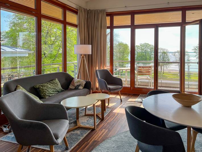 Ferienwohnung für 4 Personen, mit Seeblick und Garten, mit Haustier in Klink - 4