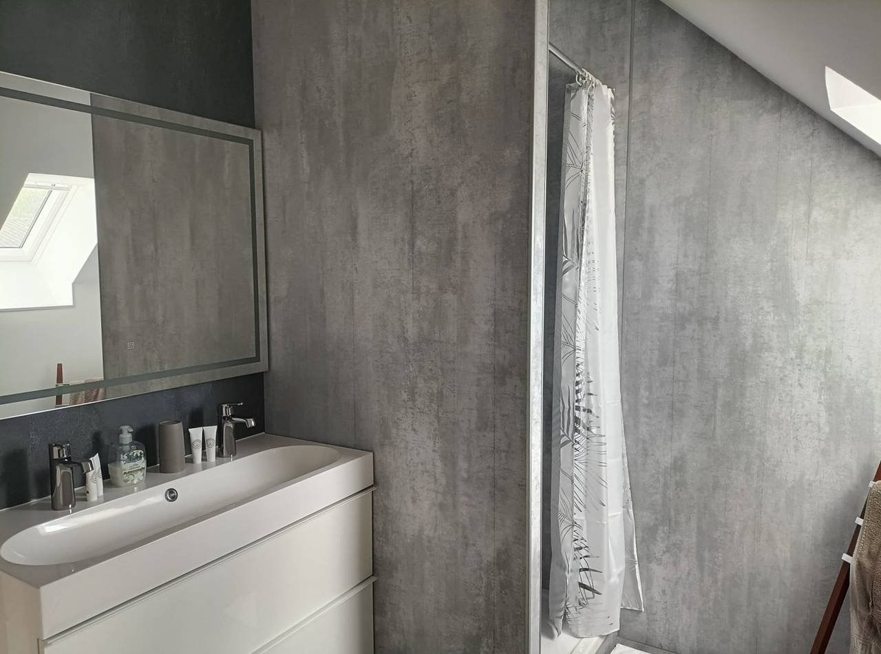 Audienne "Vent des Grèves" - Chambre Beige in Ardevon, Pontorson